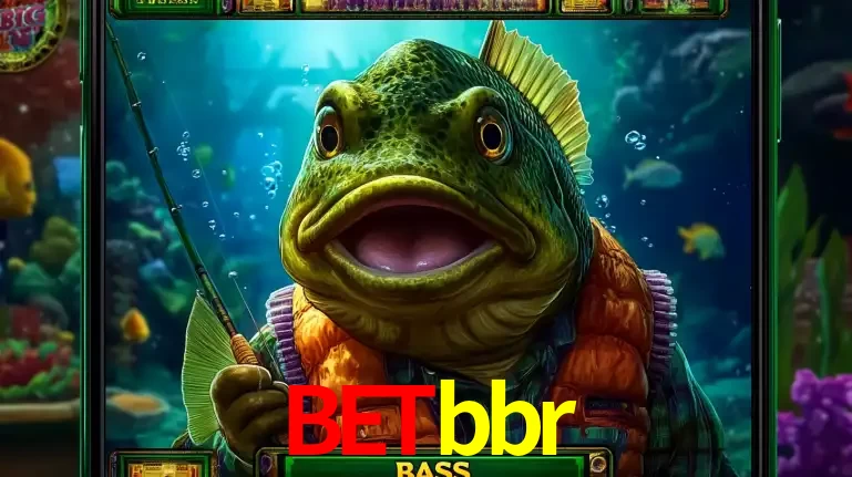 Personagem de peixe pescador do popular jogo de slot com tema de pescaria, uma das emocionantes opções de caça-níqueis para jogar e ganhar no cassino betbbr.